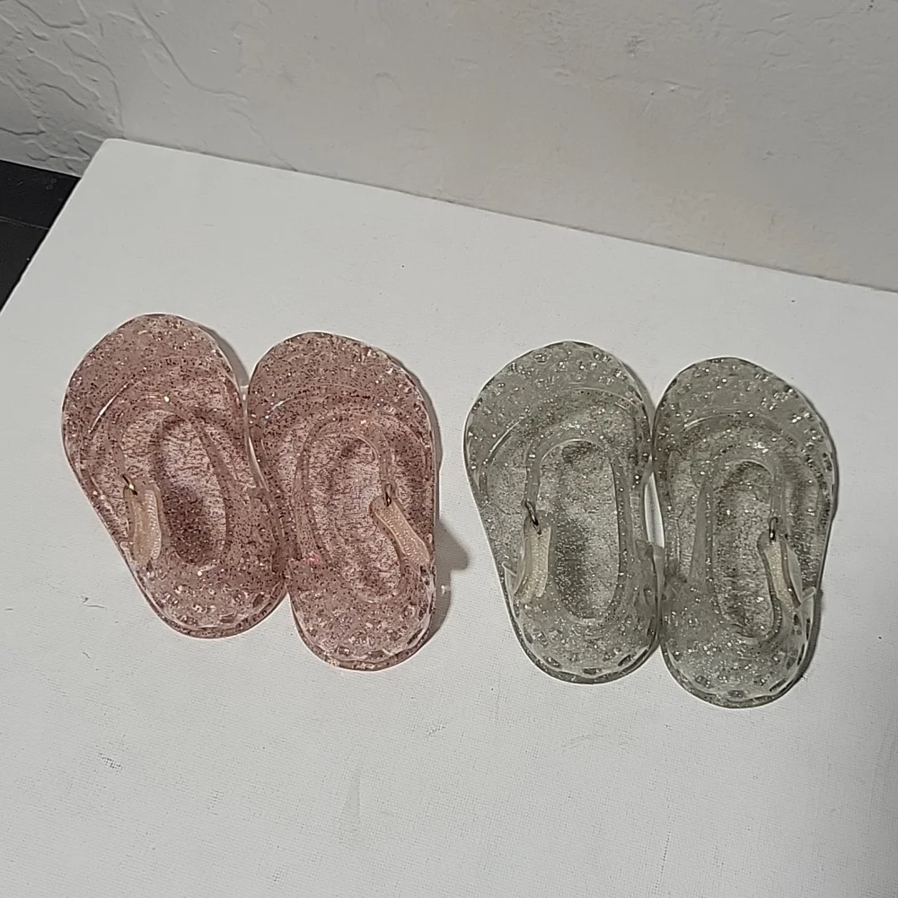 Baby Jelly Shoes Size 3 6-11 Months 2 pair